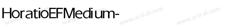 HoratioEF Medium字体转换